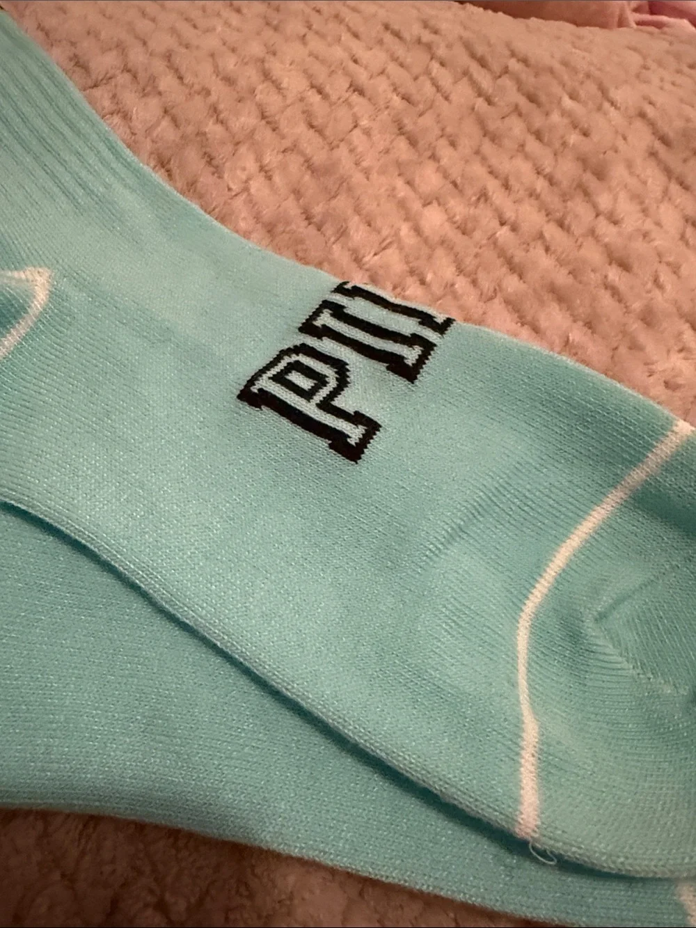 PINK Victorias Secret aqua crew
